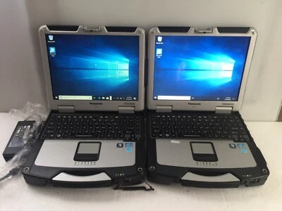 Lot Of 2Panasonic Toughbook CF31 MK3 Win10 2.6ghz 8gb 256 Ssd - Image 1 of 4