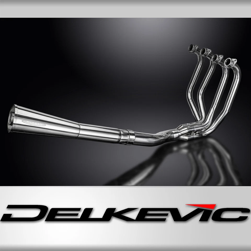 Yamaha XS1100 1978-1982 escape completo 4-1 acero inoxidable megáfono silenciador lata Foto 1 de 4