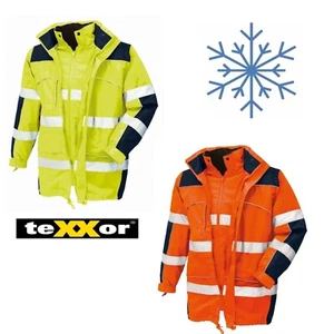 TEXXOR Warnschutz Parka TORONTO Wetterjacke Warnjacke Winterjacke Warnschutz - Bild 1 von 3