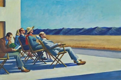 Pintura People in the Sun de Edward Hopper reproducción Foto 1 de 3