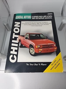 Chilton Repair Manual 28862 General Motors S-Series Pick-ups and SUVs 1994-99 - Picture 1 of 6