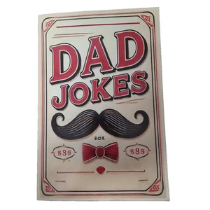Dad Jokes for 2024 paperback book unique activity ideas funny man gift pun humor - Picture 1 of 7