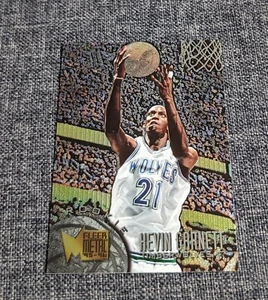 Fleer Metal 1995-96 - #167 Kevin Garnett (RC) Minnesota Timberwolves Legend Salón de la fama - Imagen 1 de 2