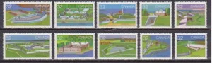 1983 Canada SC# 983-992 - Canadian Forts-1 Lot# 144 M-NH   - Picture 1 of 1