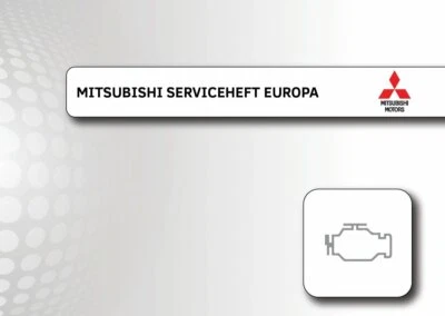 Libretto di manutenzione tedesco Mitsubishi 10 modelli - Immagine 1 di 4
