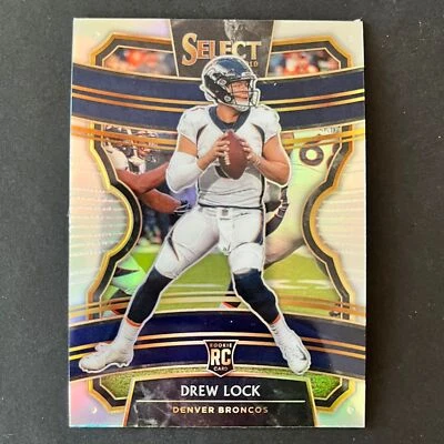 2019 Panini Select Concourse Silver Rookie #21 Drew Lock Denver Broncos - Image 1 of 2