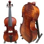 Excellent 5 String Viola 18Big Resonant Soundflames Maple Wood Viola 15593