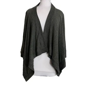 Charming Charlie Womens Sweater Cardigan Size Small Open Front Gray Fountain - Picture 1 of 6