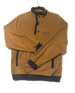 Suéter Pullover Patagonia Para Hombres Castaño Rojizo Polar Talla S Estilo Ecológico - Imagen 1 de 7