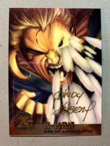 1995 FLEER ULTRA X-MEN X-MAN #42 (NM/M) CARD is AUTOGRAPHED by ANDY KUBERT * - Picture 1 of 5