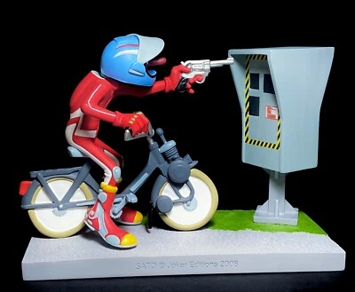 Figurine moto Solex, Joe Bar Team, Vent D’ouest, Lucien, Démons et Merveilles - Immagine 1 di 4