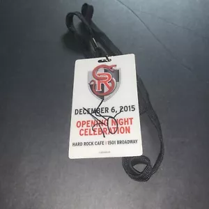 Alex Brightman Signed School Of Rock Opening Night Broadway Celebration Lanyard - Picture 1 of 2