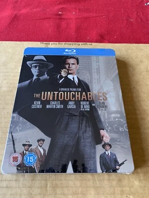 The Untouchables Play.com UK Reg Free Blu Ray Steelbook New & Sealed Rare! - Image 1 of 4