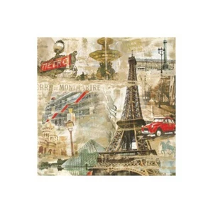Stampa su Tela su Carta Poster o Quadro Burke Tyler In Paris - Picture 1 of 2
