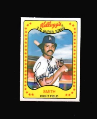1981 Kellogg's #36 REGGIE SMITH Dodgers No Cracks Kelloggs NRMT - Image 1 of 2