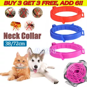 Collar de cuello antipulgas y garrapatas para mascota perro gato 8 meses protección ajustable - Imagen 1 de 30