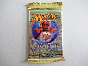 MTG Magic The Gathering Visions Booster Pack *Sealed* WotC 1997 English - Picture 1 of 2