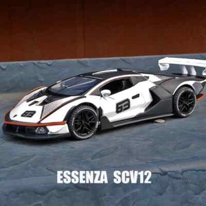 1:32 Lambos Essenza SCV12 Supercar Alloy Model Car Diecast Sound Toy Vehicle - Picture 1 of 28