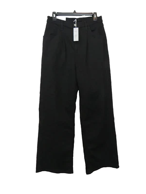 Joes Jeans Size 29 The Pleated Wide Leg Ankle Jean Black NEW - Image 1 of 4