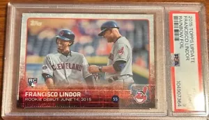 2015 Topps Update Rainbow Foil #US286 Francisco Lindor PSA 9 Indians #104907364 - Imagen 1 de 3