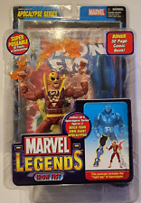 ToyBiz Marvel Legends Apocalypse BAF Series Iron Fist Red Action Figure 2005 NIB