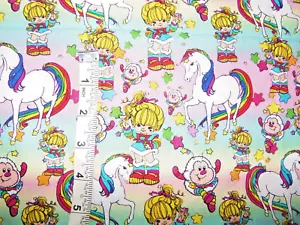 Rainbow Brite Cartoon Cotton Fabric - Picture 1 of 5