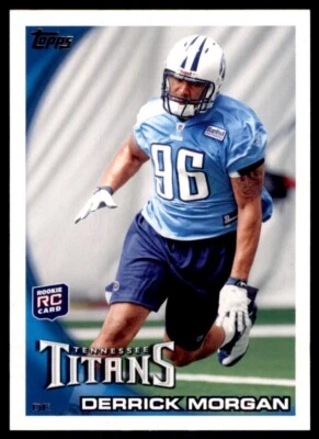 2010 Topps Derrick Morgan Rookie Tennessee Titans #362 1081 - Image 1 of 2