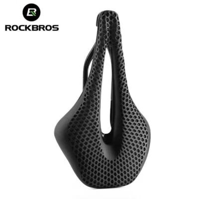 ROCKBROS 3D Printed Bicycle Saddle Liquid Resins Honeycomb Bike Seat Cushion - Image 1 of 4