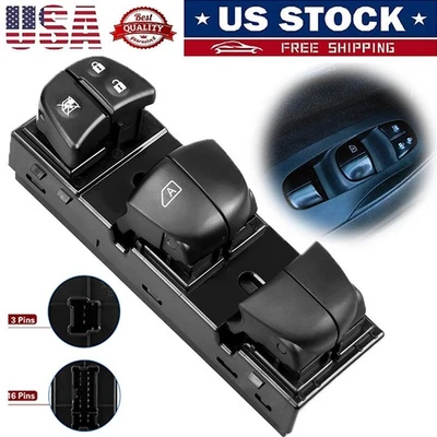 For 2013-2015 2016 2017 2018 Nissan Altima Power Seat Control Switch 25401-3TA5A Foto 1 de 4