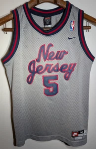 Vintage Jason Kidd Nets Nike Team Trikot Größe Medium +2 Länge - Bild 1 von 10