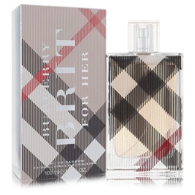 Burberry Brit by Burberry Eau De Parfum Spray 3.4 oz For Women Brand New In Box - Image 1 of 4