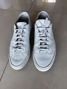 Common Projects Original Achilles Leather Sneakers Light Grey 41 Size 8.5 - Picture 1 of 6