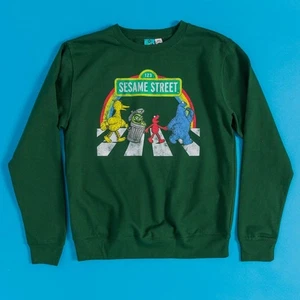 Offizieller grüner Pullover Sesamstraße Abbey Road: S - Bild 1 von 3