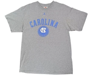 Vintage Nike Air Jordan Jump Man UNC North Carolina T-Shirt grau blau Herren Large - Bild 1 von 9