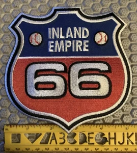 Parche grande de béisbol Inland Empire 66ers de 5 pulgadas MLB San Bernardino - Imagen 1 de 2
