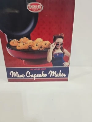 AMERICAN ERA " MINI 2 " CUPCAKE MAKER " MACHT 7 CUPCAKES IN 5 MIN. 1000 WATT - Bild 1 von 4