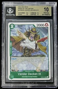 BGS 10 One Piece OP06-033 R Vander Decken IX - English - Wings of the Captain - Picture 1 of 2