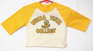 Vintage 80s Buena Vista College University Beavers 18 Month Raglan T-Shirt - Bild 1 von 9