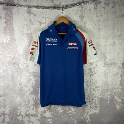 Polo vintage Suzuki MotoGP Moto GP Racing Team motocicleta para hombre talla M” - Imagen 1 de 4