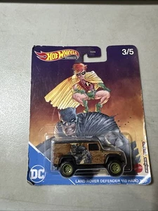 Hot Wheels Land Rover Defender 110 techo rígido marrón #3 2022 cultura pop: Batman - Imagen 1 de 5