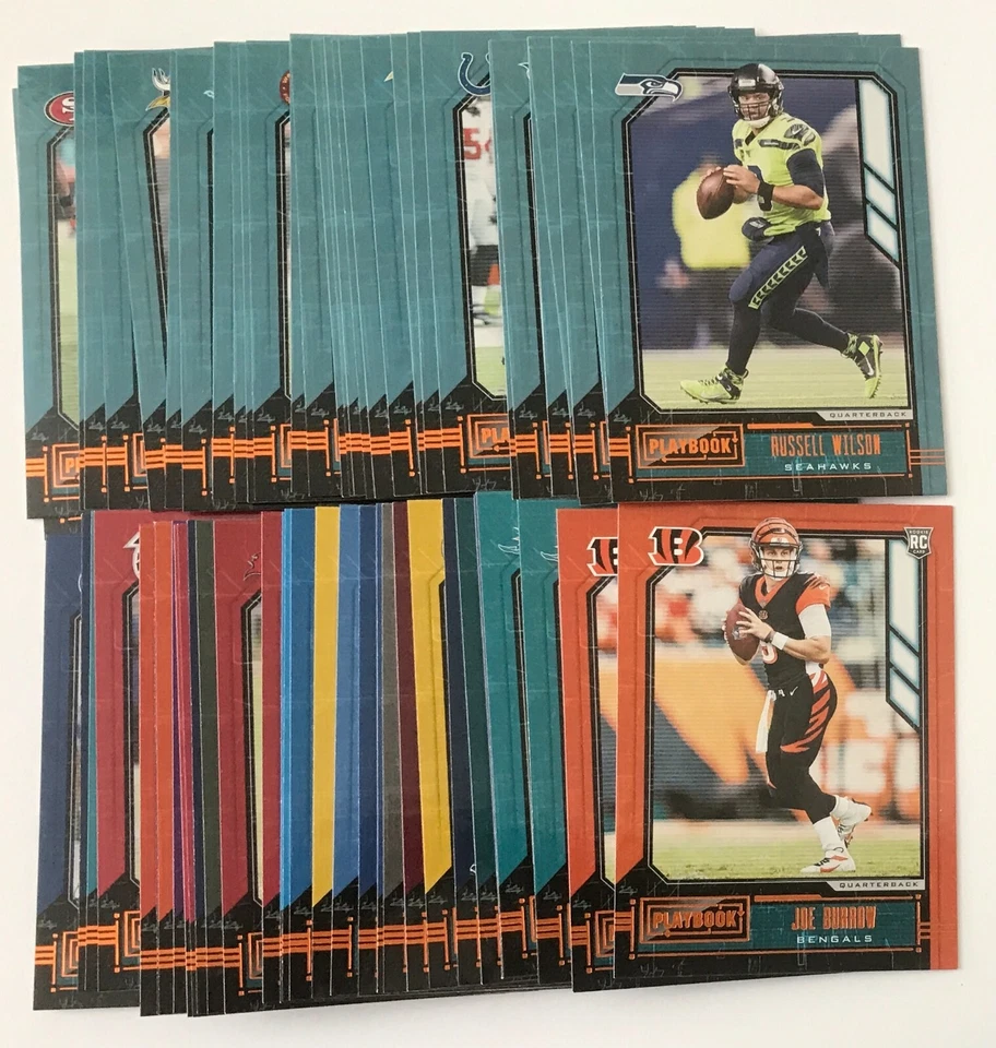2020 Panini Playbook Football Single Orange Parallels w/ Rookies 1-200 You Pick  - Image 1 of 1