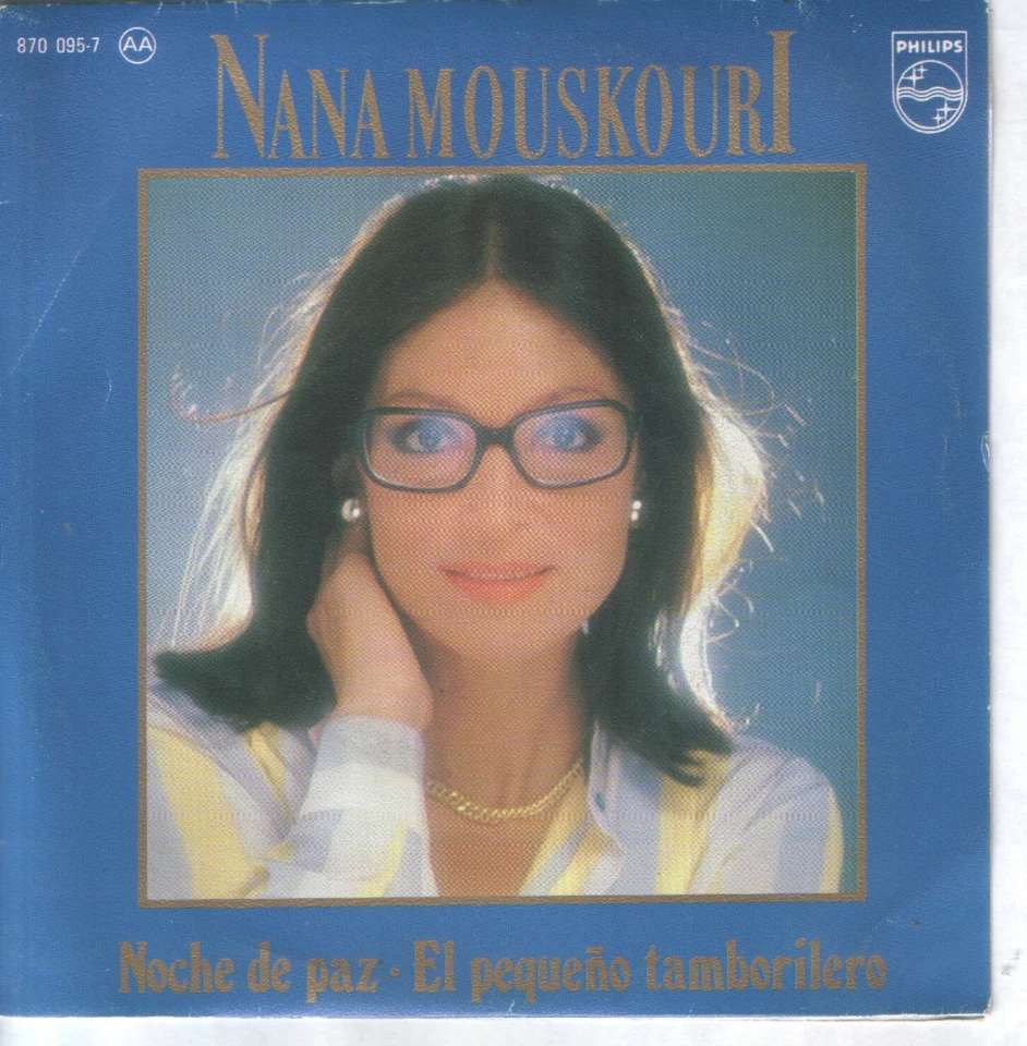 NANA MOUSKOURI 7"PS Spain 1987 Little drummer boy - Image 1 of 1