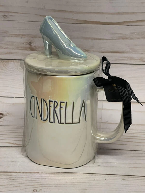 Rae Dunn Disney Cinderella Glass Slipper Topper Mug - Image 1 of 1