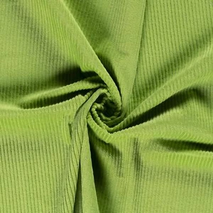 Luxury Jumbo Corduroy Velvet Fabric Material - LIME GREEN - Picture 1 of 2