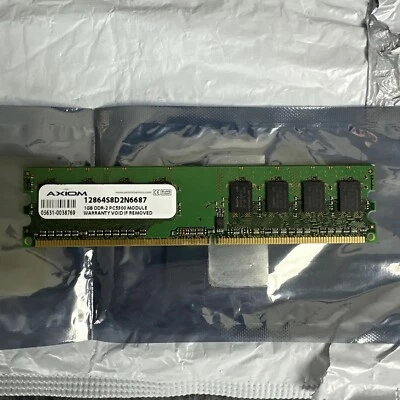 1GB PC2 5300 AXIOM 12864S8D2N6687 (order In Bulk) - Image 1 of 4
