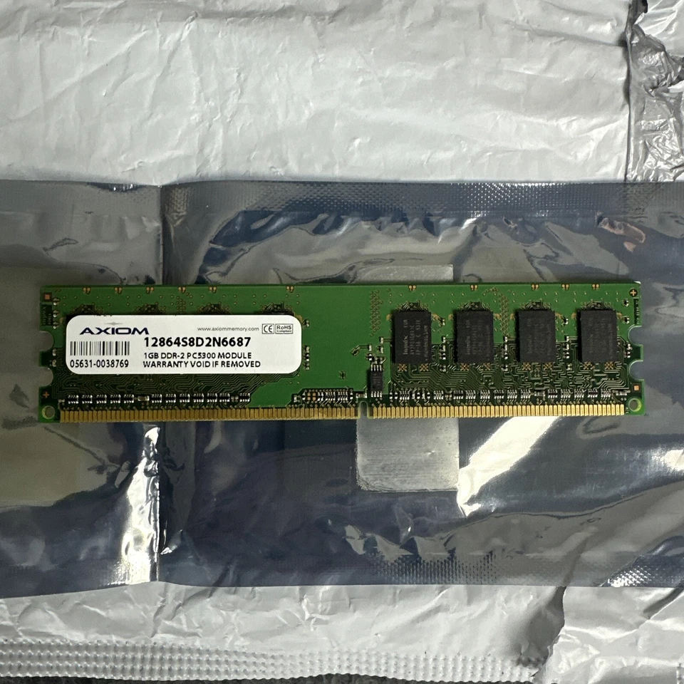 1GB PC2 5300 AXIOM 12864S8D2N6687 (order In Bulk) - Image 1 of 4