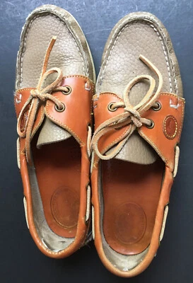Sperry Top-Sider Deck or Boat Shoes Womens SZ 7 Angelfish Tan & Taupe - Image 1 of 4