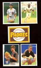1990 Red Foley Stickers - SAN DIEGO PADRES Team Set 
