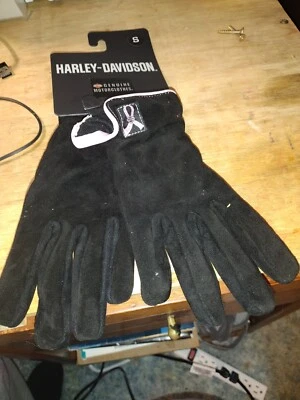 Harley Davidson Genuine Motorcloths.   Full Fingered Ladies Gloves Small - Image 1 of 3