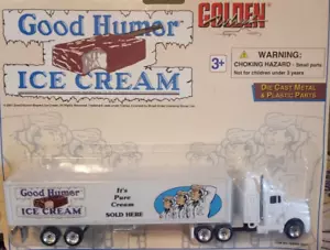GOLDEN WHEEL DIECAST GOOD HUMOR ICE CREAM TRUCK Tractor Trailer NEW W/BOX (4A) - Picture 1 of 3